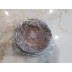 Vintage 1996 Sanrio Hello Kitty Red Plaid Academia Coin Purse 4" New NWT